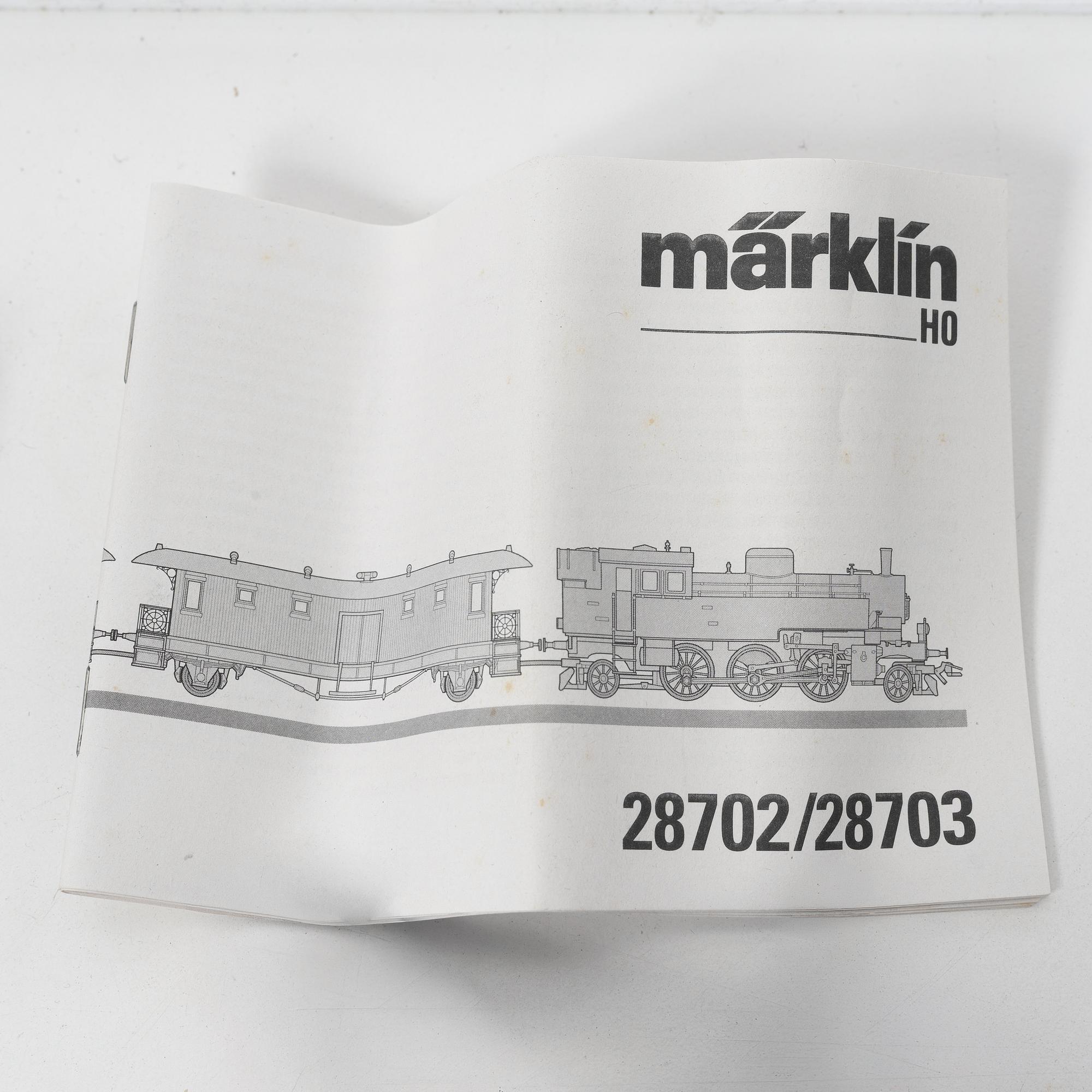 Märklin, tågset, 28703 H0, "Historic SJ Passenger Train".