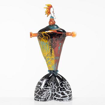Kjell Engman, a unique glass sculpture, Kosta Boda, Sweden, 1999.