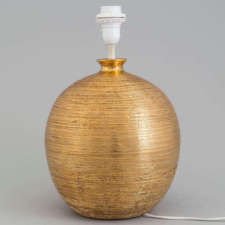 A ceramic table lamp by Bitossi for Bergboms.