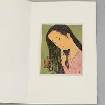 MAI TRUNG THỨ, portfolio with 8 lithographs on silk, signed and stamped by the artist,  published in 1961, 463/523.