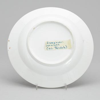 TALLRIK, porslin. Ryssland, 1800-tal.