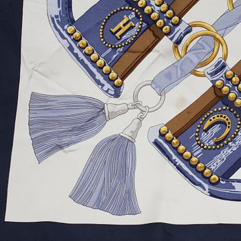 SCARF, siden, "Aux Champs", design Caty Latham, Hermès, Paris, 1900/2000-tal.