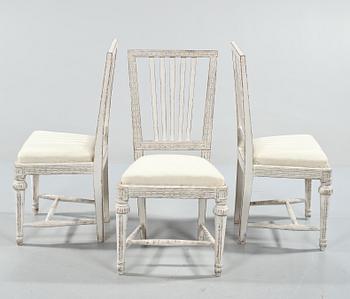 STOLAR, 3 st, gustaviansk stil, 1900-talets första del.