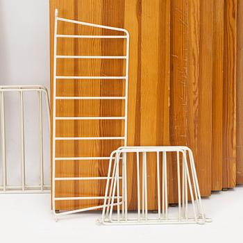 Nils Strinning, shelving system, "String shelf", String Design 1950-60s.