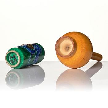 A group of four monochromes, Qing dynasty, 18/19th century.