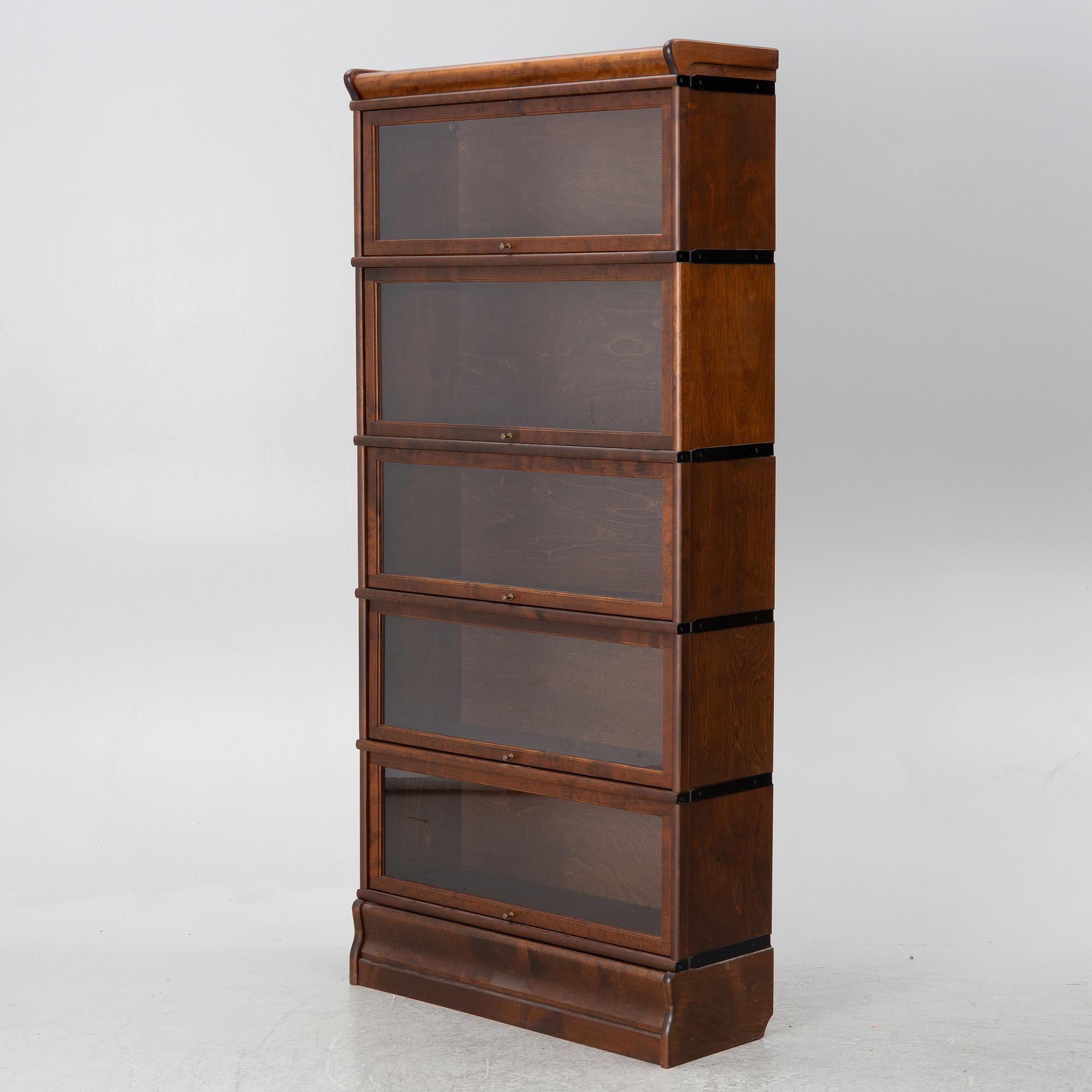 A five-part bookcase, Boknäs, Finland, 21st Century.