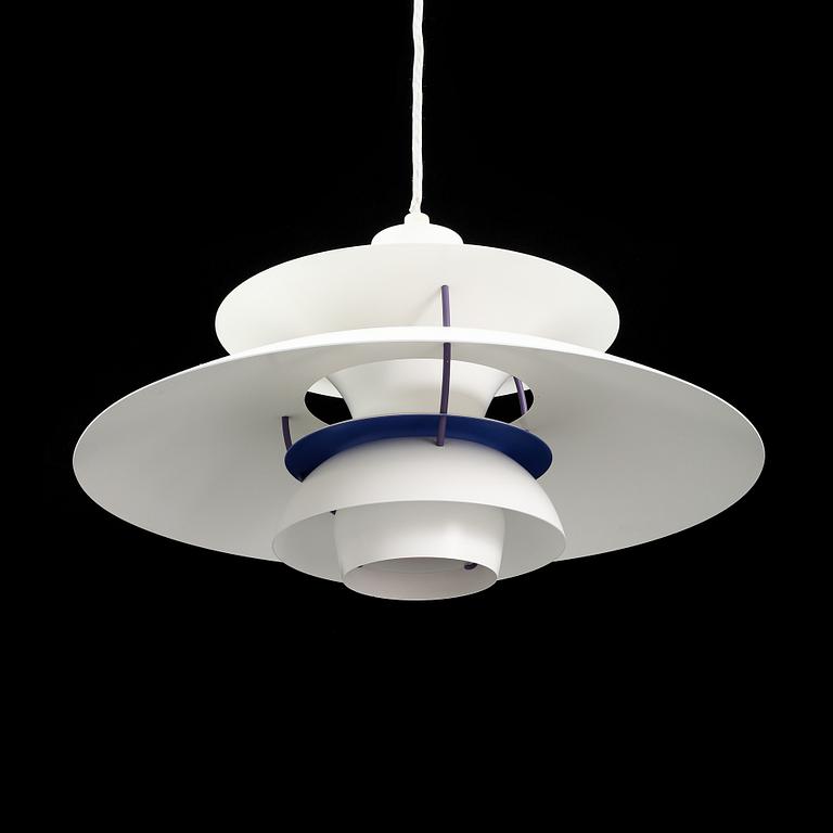 Poul Henningsen, a model 'PH 5' ceiling light for Louis Poulsen, Denmark.