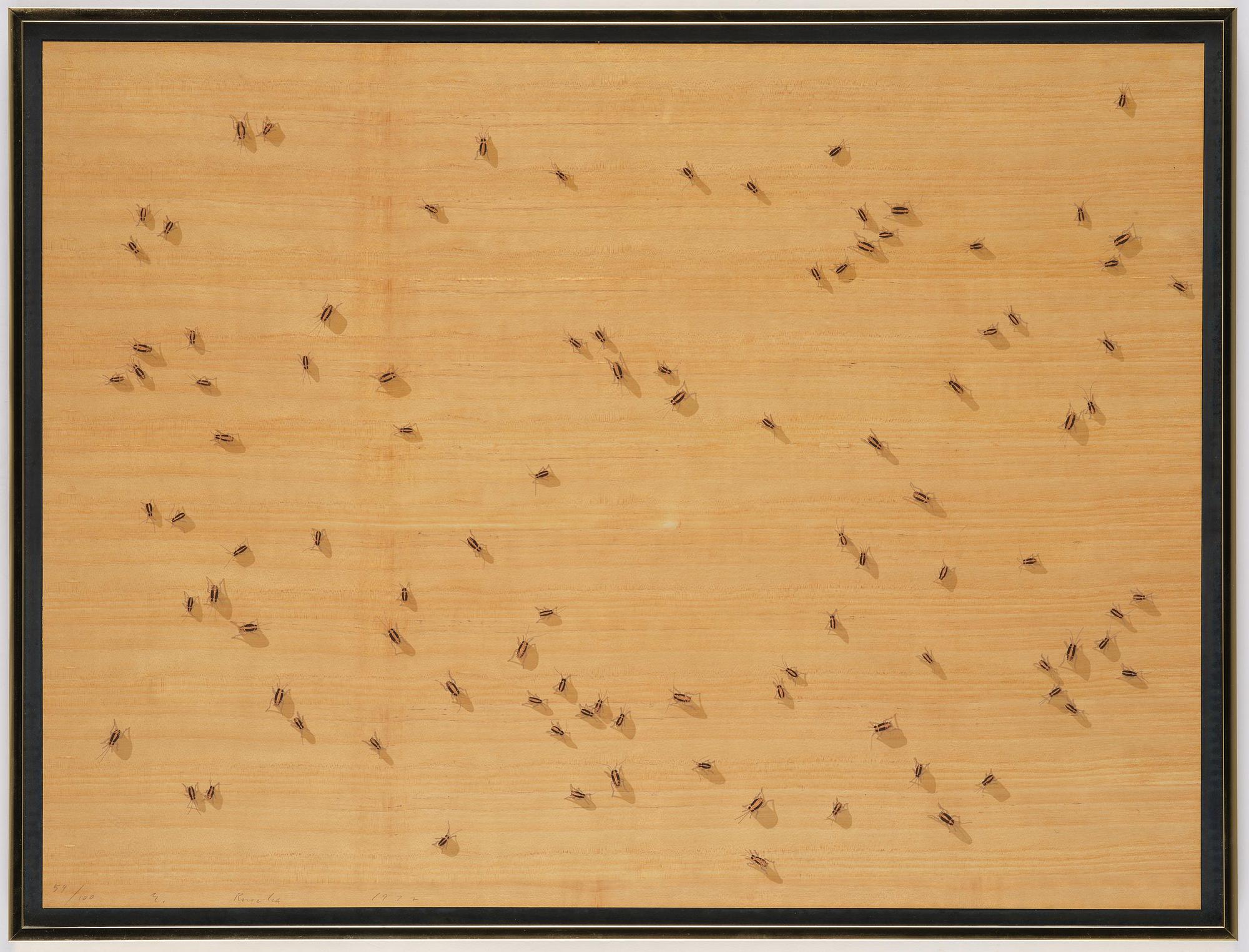 Ed Ruscha, "Flies" ur "Insects".