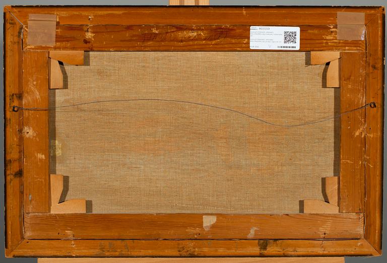 AUGUST EMANUEL (MANNE) HALLENGREN, olja på duk, signerad.