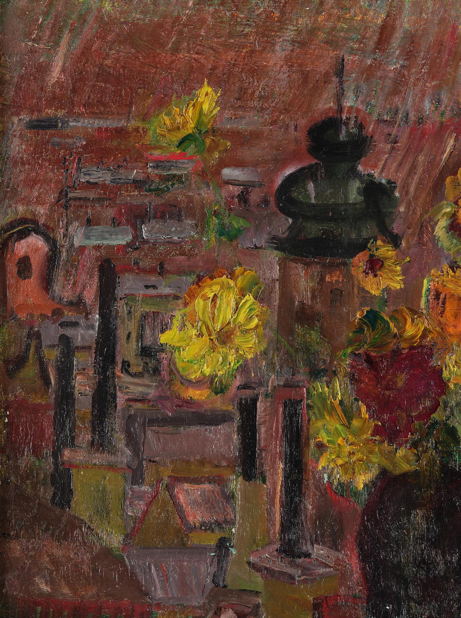 Vera Nilsson, "Blommor i fönstret".