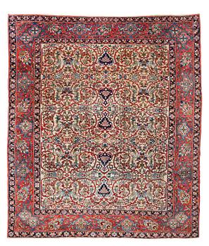 965. SEMI-ANTIQUE BACHTIARI. 382,5 x 319 cm.