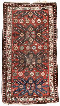 Rug, "Sunburst", Kazak, circa 250 x 137 cm.