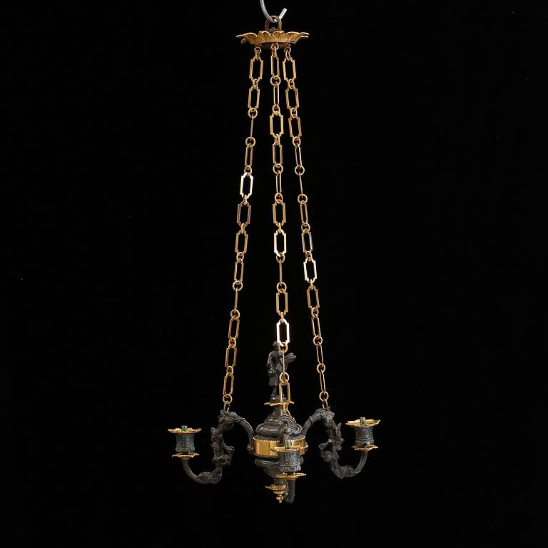LJUSKRONA, nyrokoko, 1800-talets andra hälft.