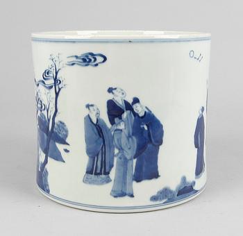 KRUKA, porslin, Kangxi-stil, Kina 1900/2000-tal.