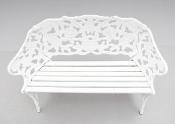 TRÄDGÅRDSSOFFA, aluminium, 1900-talets andra hälft.