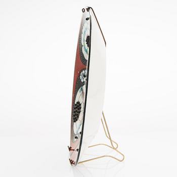 Birger Kaipiainen, dekorationsfat, stengods, signerad Kaipiainen Arabia.