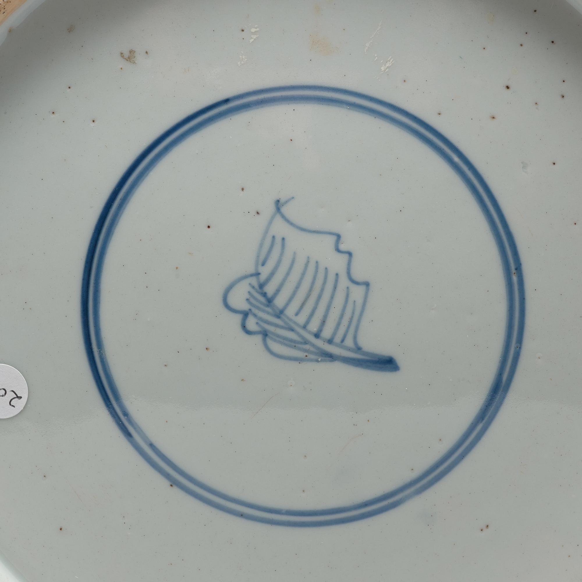FAT, porslin. Qingdynastin, Kangxi (1662-1722).