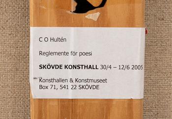 CO Hultén, "Reglemente för poesi".