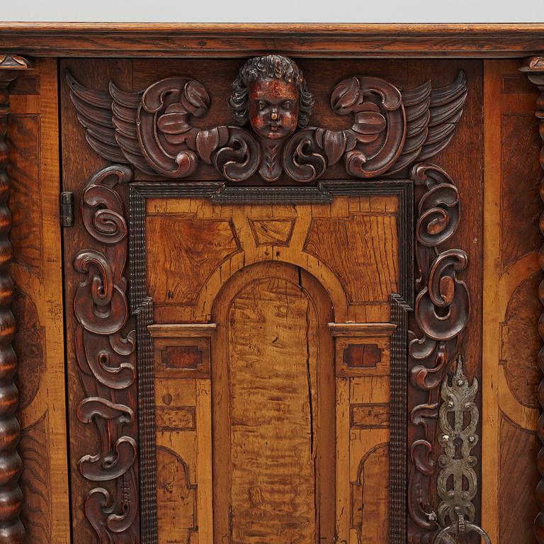 A Baroque style cabinet, 19th Century.