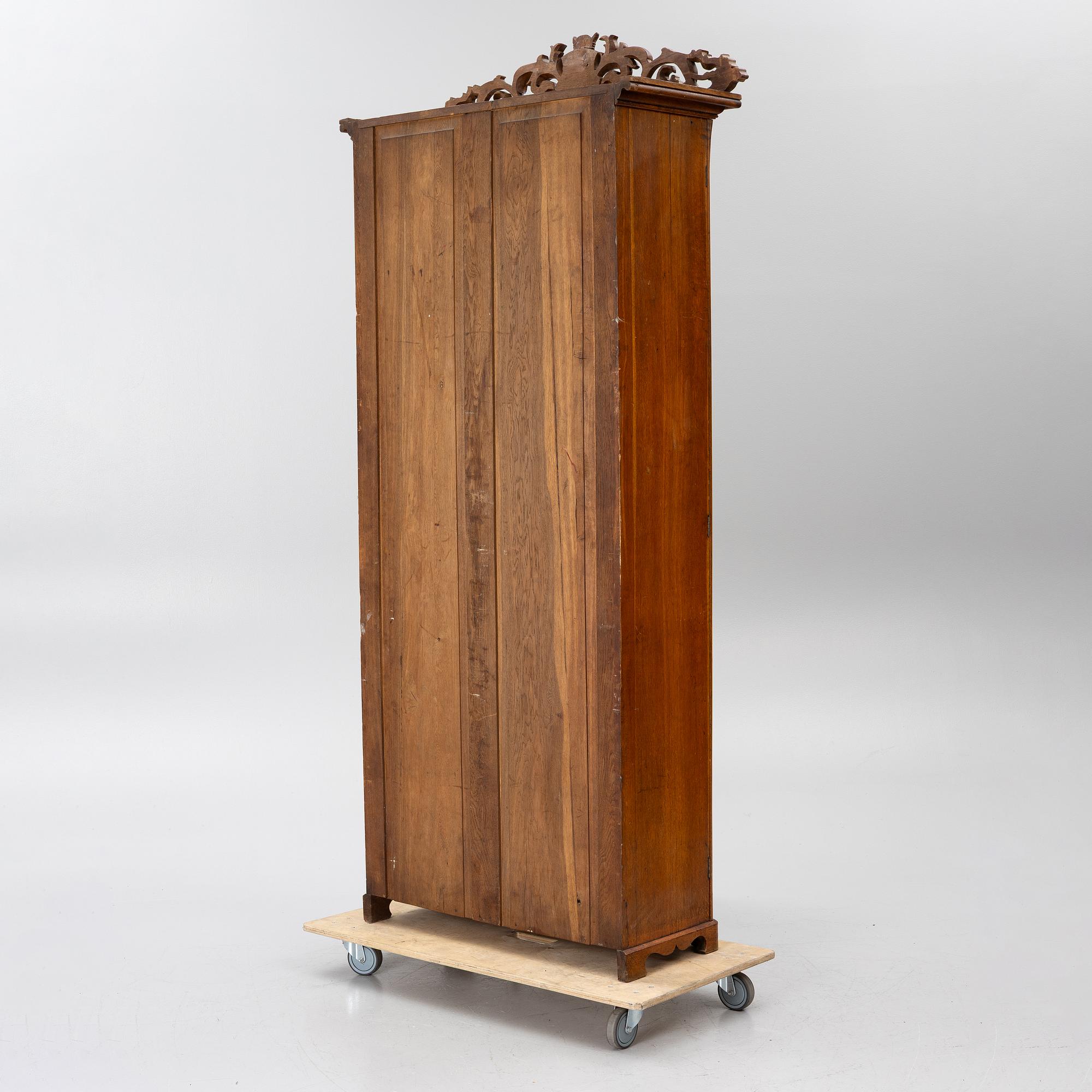 A bookcase, late Empire, second half of the 19th century.