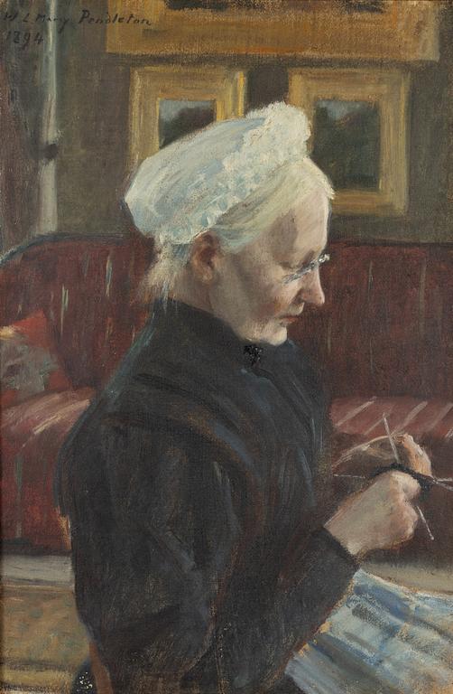 William Larned Marcy Pendleton, Prickly Older Lady.