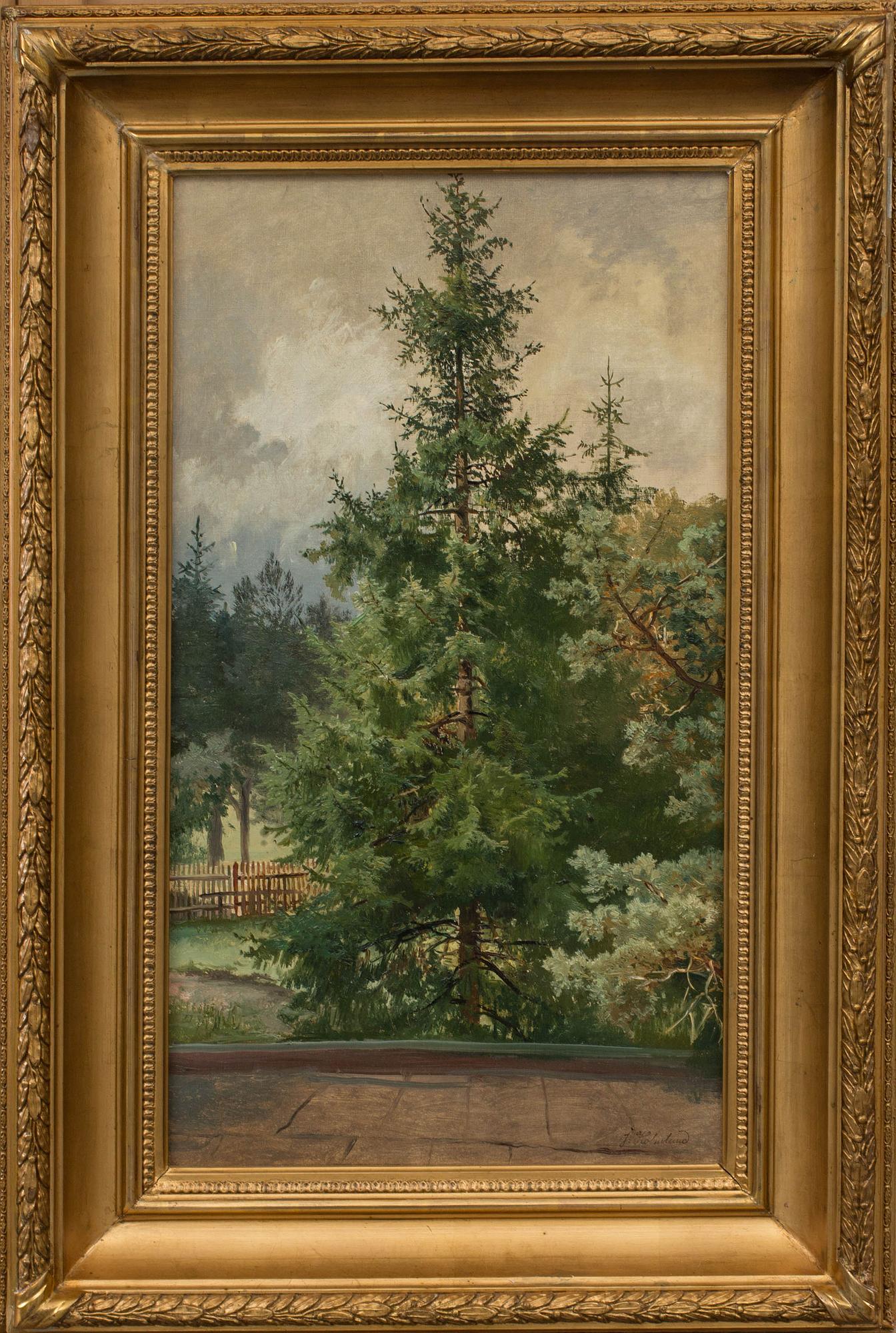 JOSEFINA HOLMLUND, olja på duk, signerad.
