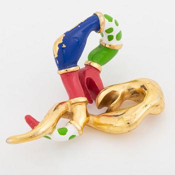 Niki de Saint Phalle, bangle and pendant, 1982.