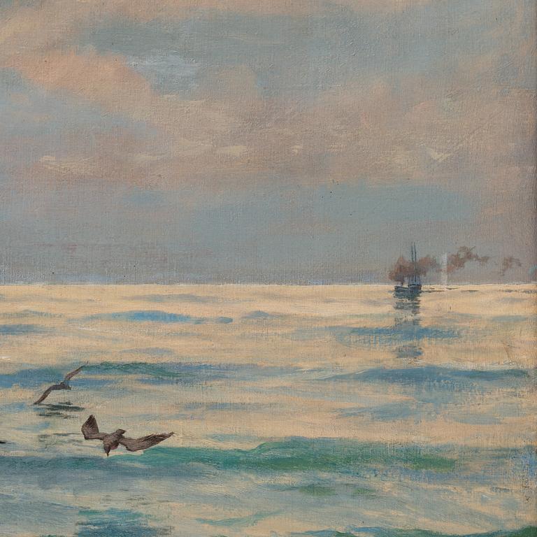 FRIEDRICH STURM, oil on canvas, signed and dated 1903.
