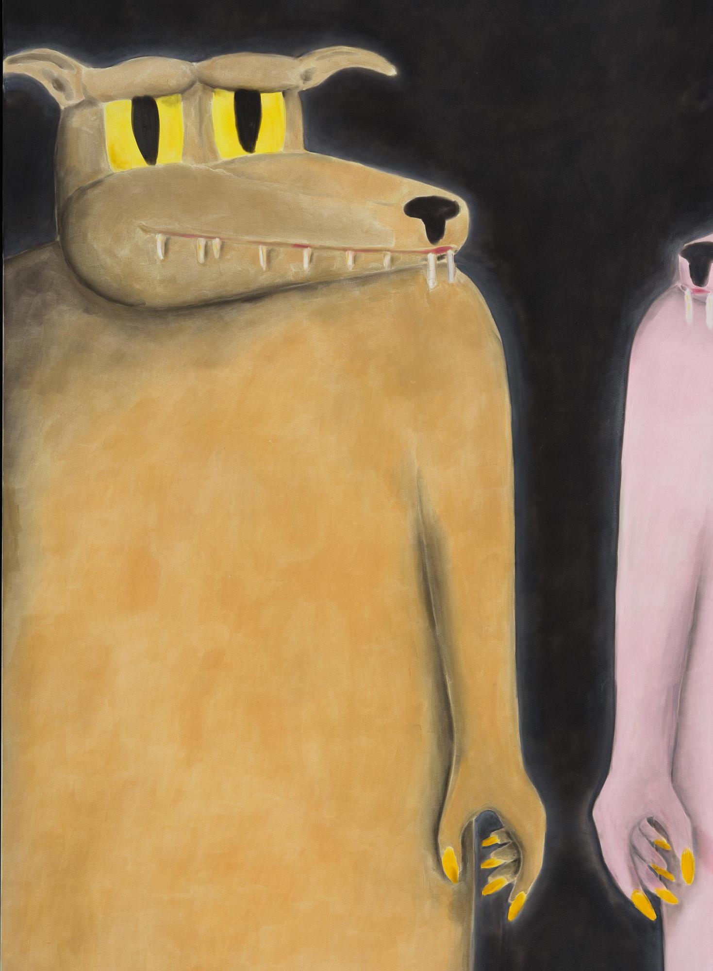 Andrew Sim, "Three Werewolves without Hair, One Gold (from the future)".