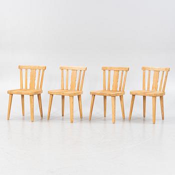 A set of four chairs, Åby Möbelfabrik, 1940's.
