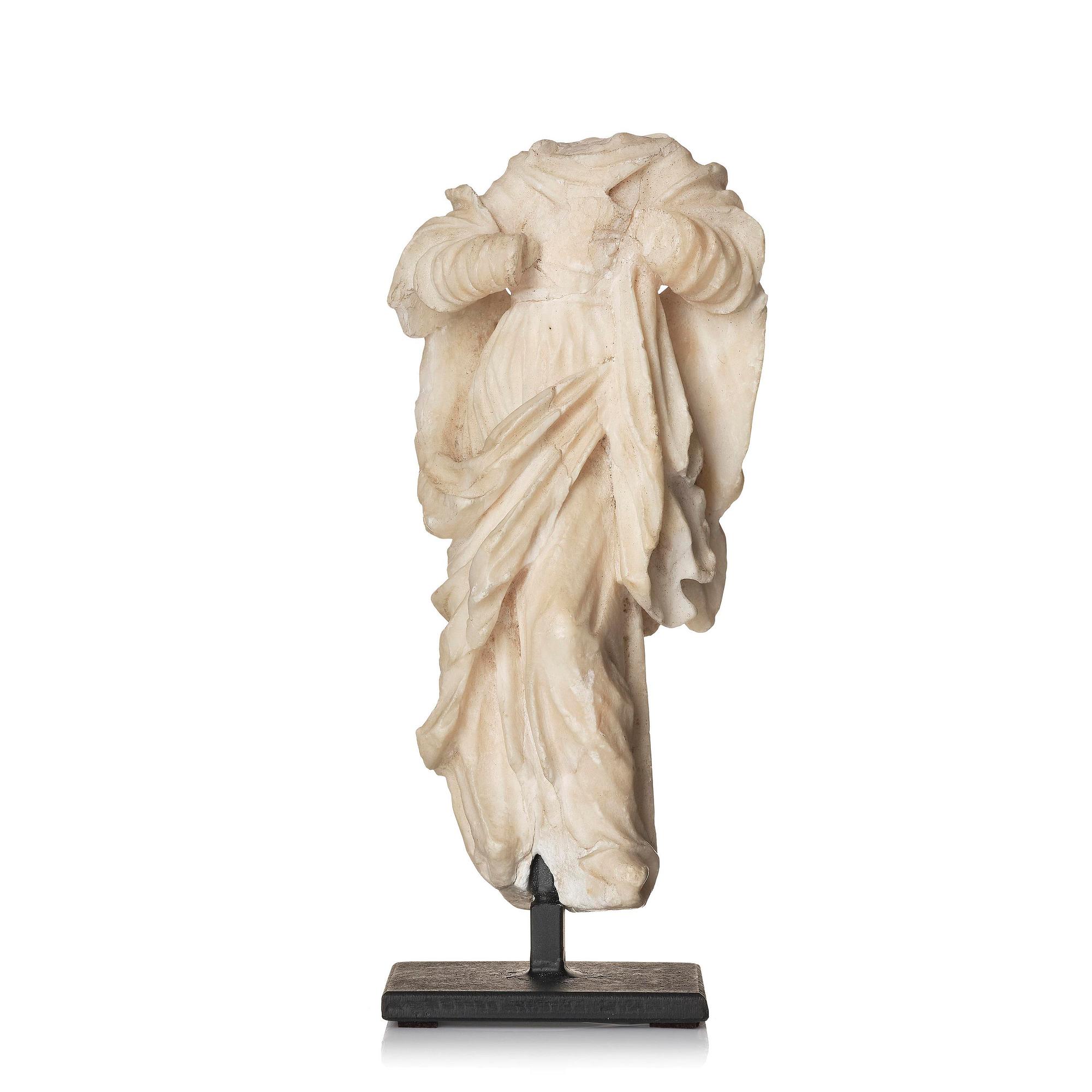 A Grand tour alabaster souvenir presumably 17th century.