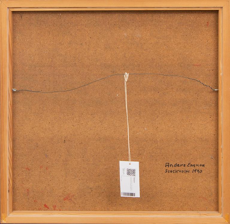 Anders Engman, olja på pannå signerad och daterad 1990.