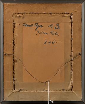 VÄINÖ TIGER, vesiväri, signeerattu ja päivätty -31.