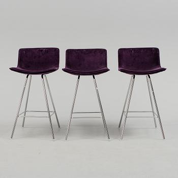 GUNILLA ALLARD, A set of three bar stools "Comet Sport", Lammhults.