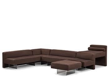 Vladimir Kagan, 'Omnibus 1', a modular sofa in 5 parts, Vladimir Kagan Designs INC, USA, 1970s.