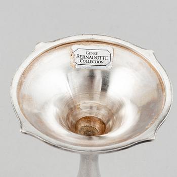 Sigvard Bernadotte, 24 pieces silver plate cocktail glasses, cups and mugs, GAB, Gense, Sweden.