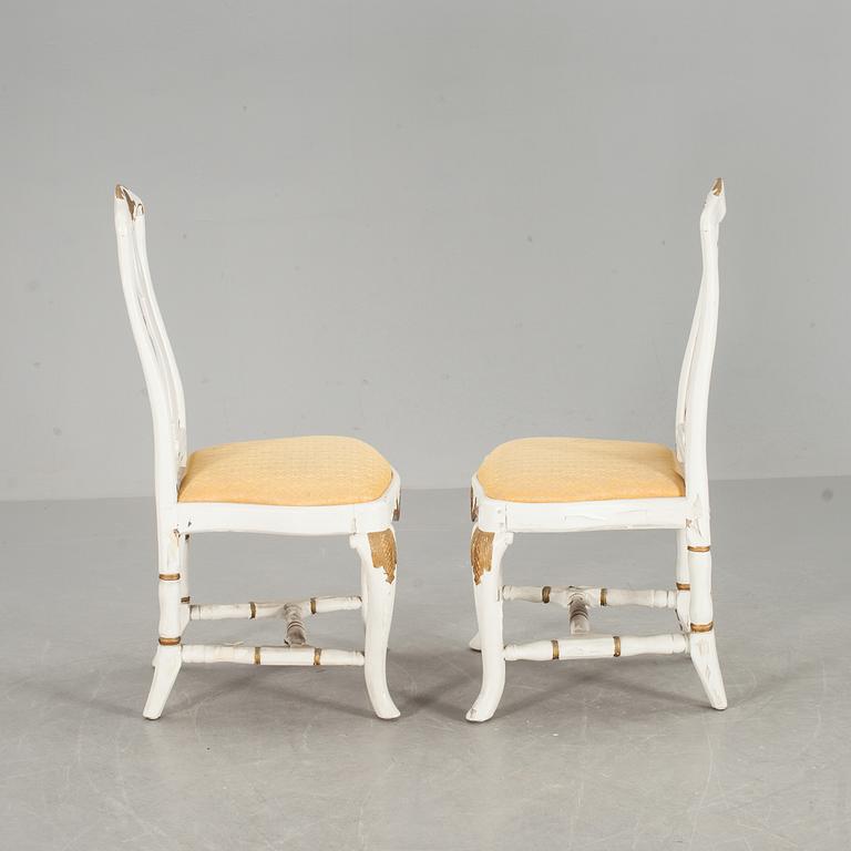 STOLAR, ett par, rokoko.