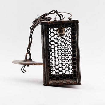 LYKTA, målad plåt, 1800-tal.