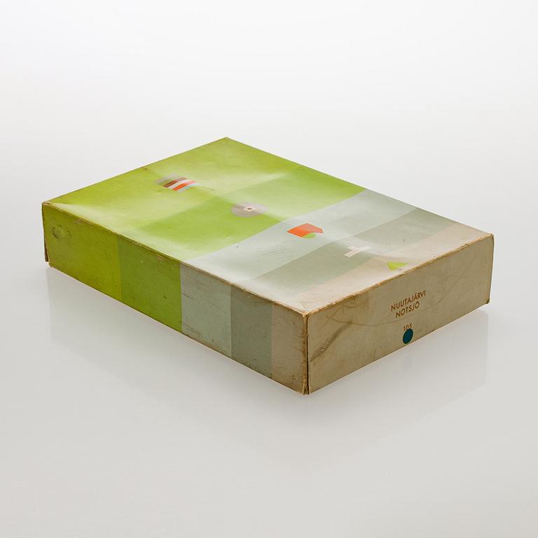 Kaj Franck, dessertskålar, 28 st, "Fasetti", Nuutajärvi Notsjö, 1960-tal.