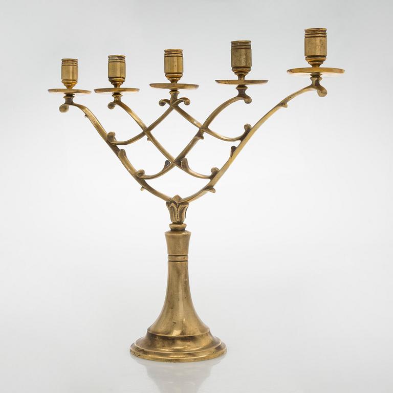 Paavo Tynell, A 1930s candelabrum, model 8003, Taito Oy, Finland.