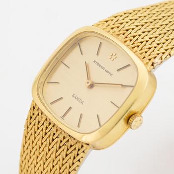 Eterna-Matic, Sahida, wristwatch, 28,5 x 24,5 mm.