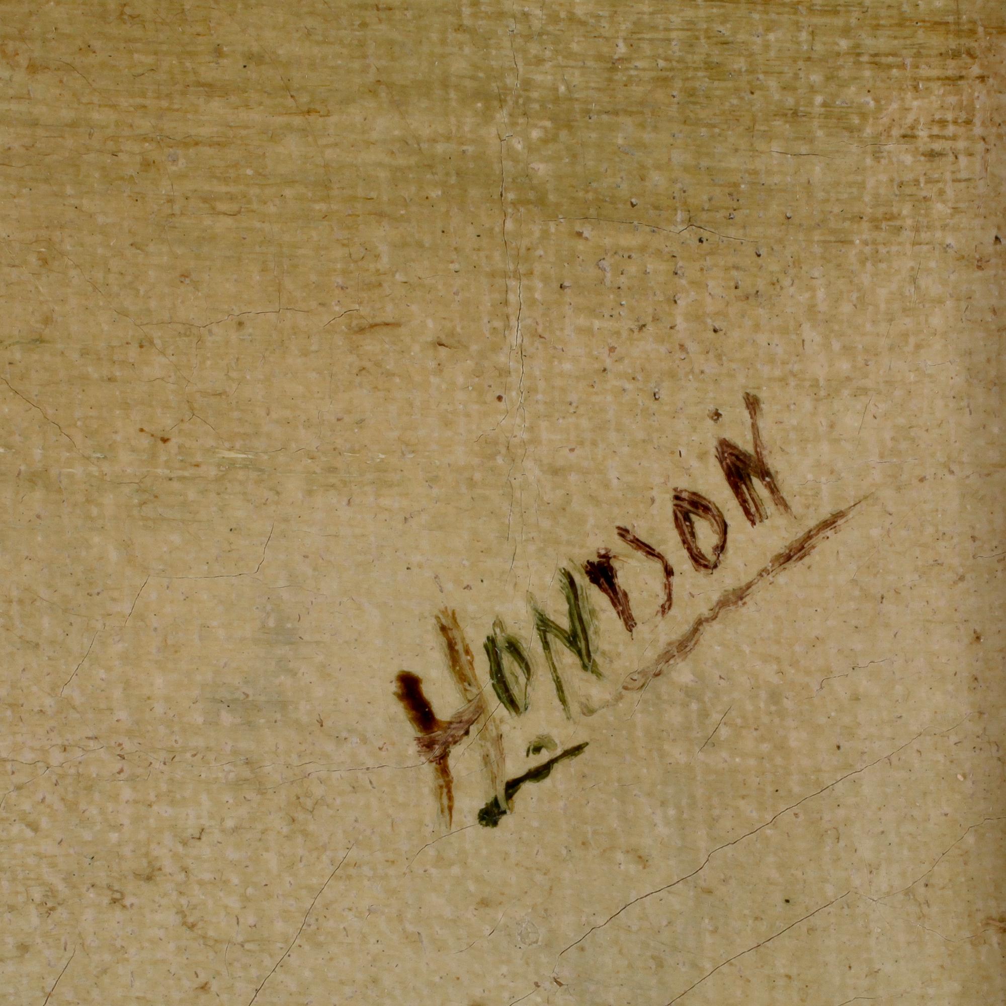 OKÄND KONSTNÄR, olja på duk, möjligen England, 1800-talets slut.