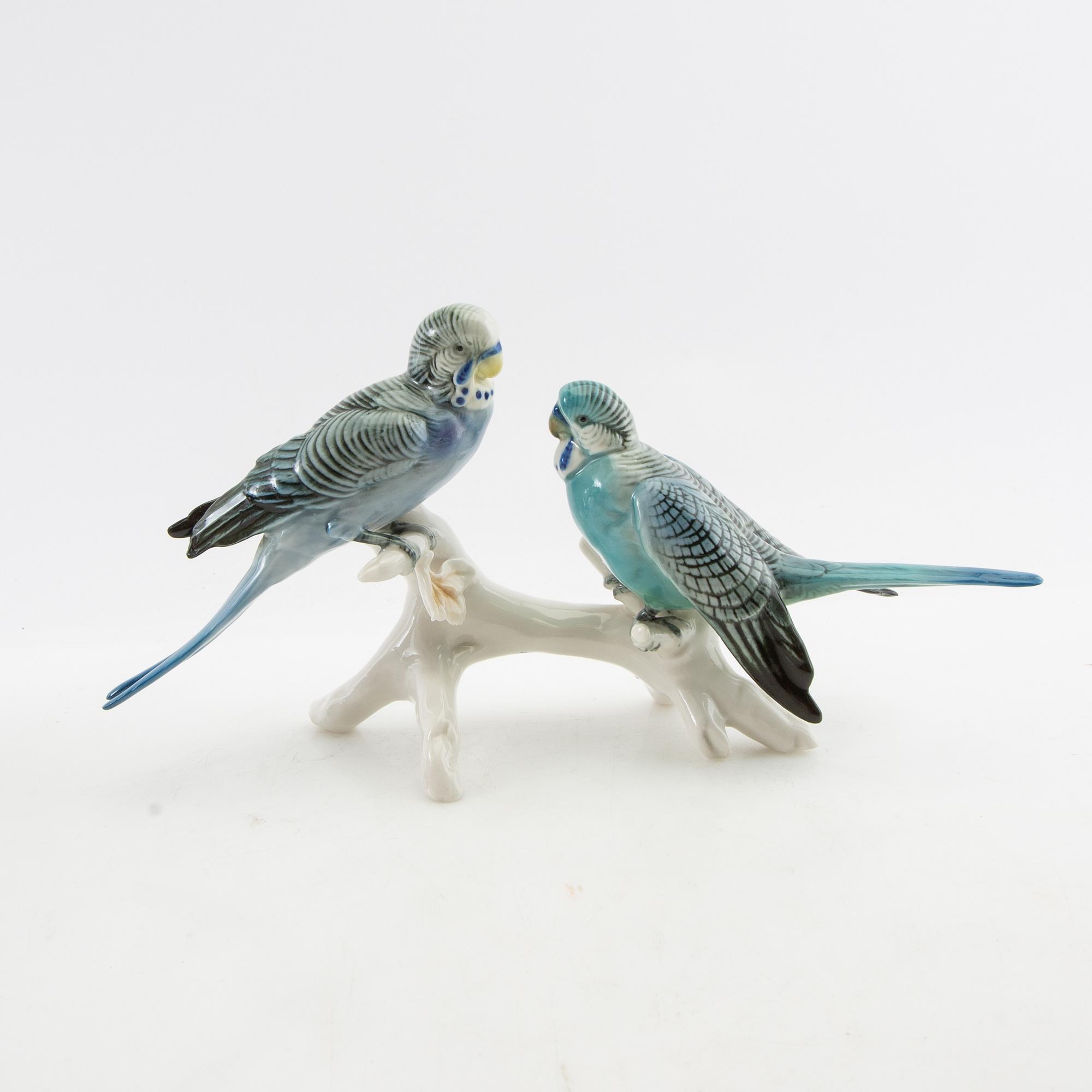 Figurines 9 pcs including Germany/Denmark 20th century porcelain.