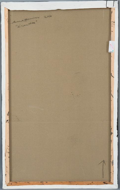 ANNE TOMPURI, akryyli ja guassi kankaalle, a tergo signeerattu ja päivätty 2010.