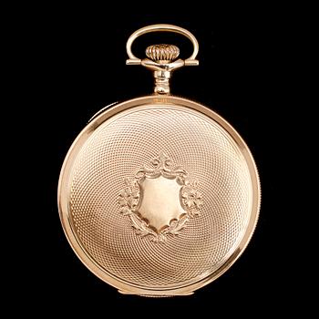 FICKUR, 14 k guld, savonett, Waltham. Även innerboett av 14 k guld.