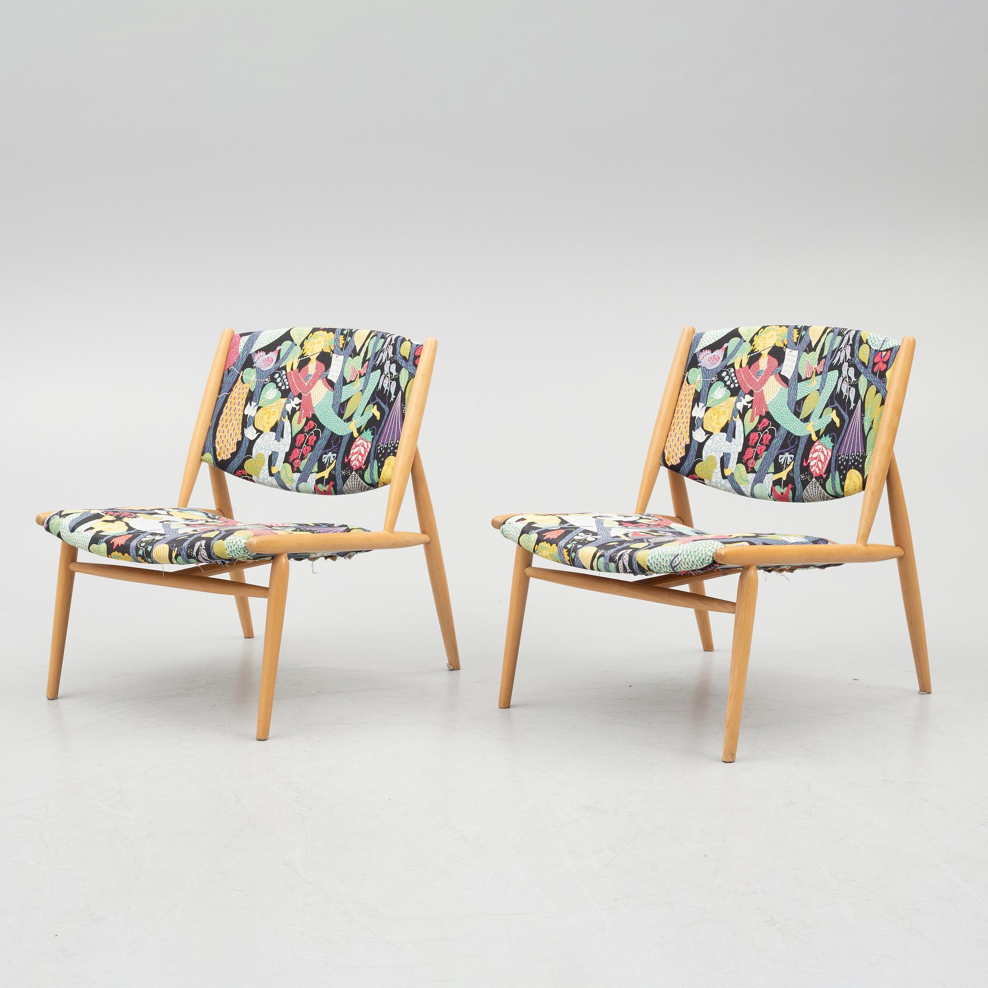 A pair of armchairs, Gemla, second half of the 20th century.