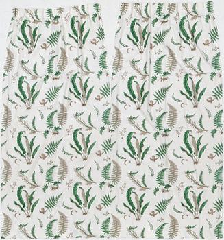 GP & J Baker, a pair of 'Fernsi' curtains, bought at Svenskt Tenn.