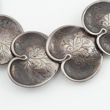 Necklace, silver, Georg Kaplan, Stockholm.