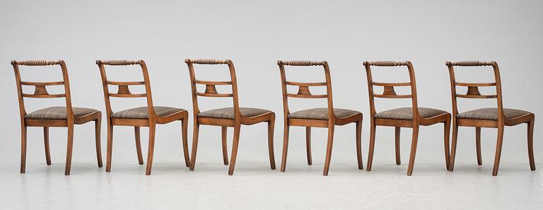 STOLAR, 6 st, "Trafalgar chair", 1900-talets första hälft.