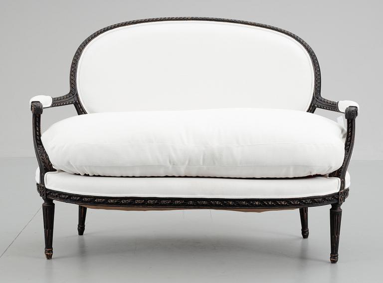 SOFFA, Louis XVI-stil, 1800-tal.